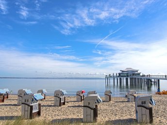 Herbstauszeit an der Küste am Timmendorfer Strand