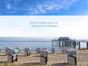 Down on the Beach am Timmendorfer Strand Sommer 6 Tage Sommer minus 10%