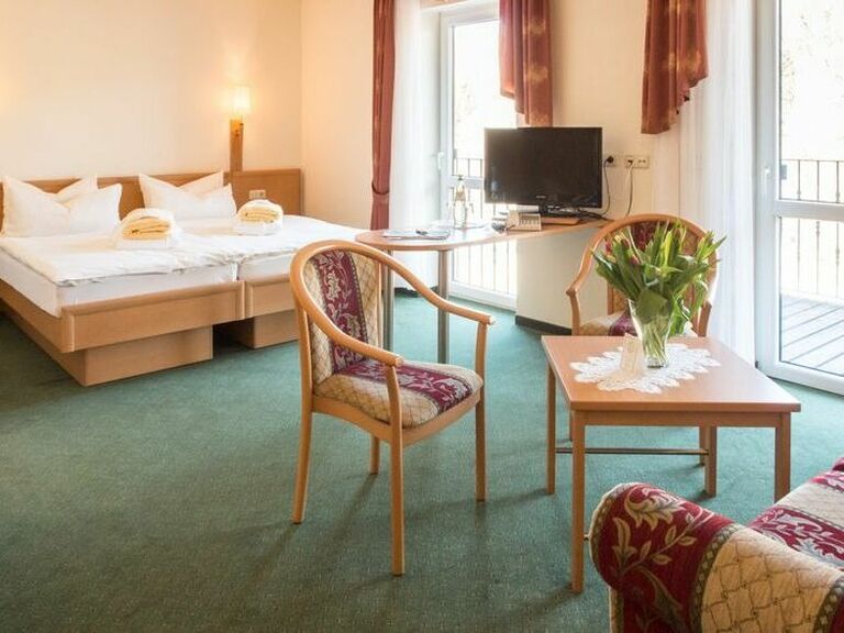 Doppelzimmer mit Balkon
