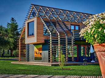 Ferienhaus-/Chalet-Urlaub (3 Nächte) im Bernsteinland in Schloss-Nähe
