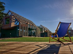 5 Tage Ferienhaus-/Chalet-Urlaub im Bernsteinland in Schloss-Nähe