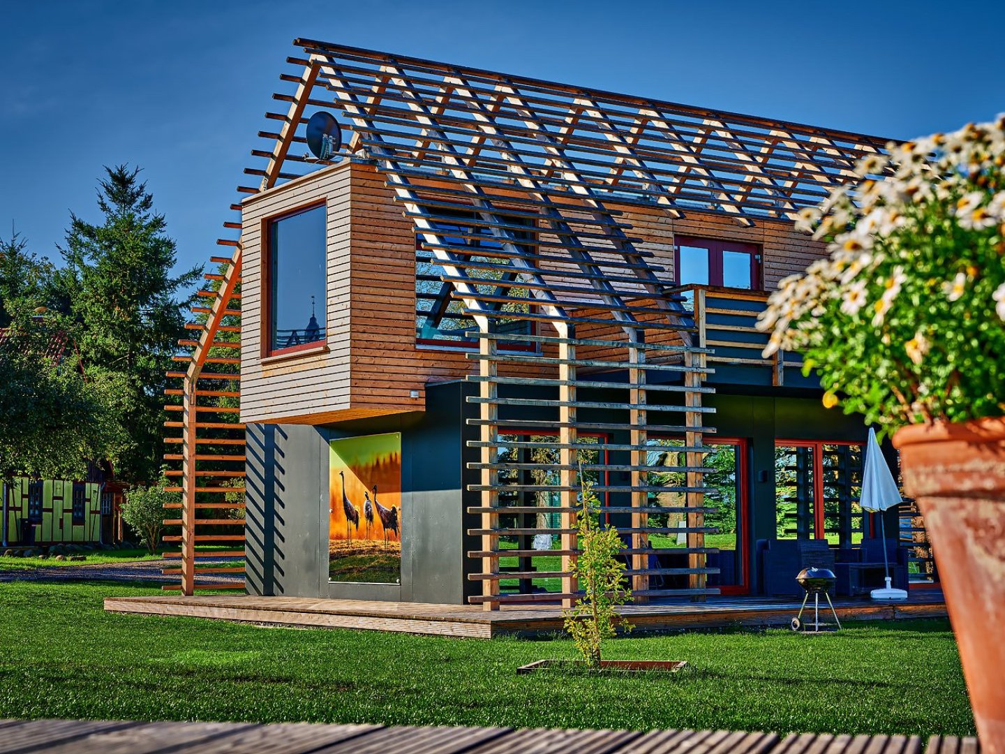 Ferienhaus-/Chalet-Urlaub (6 Nächte) im Bernsteinland in Schloss-Nähe