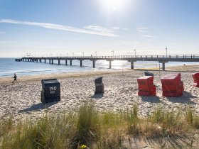 Neujahrskracher direkt am Bansiner Ostseestrand