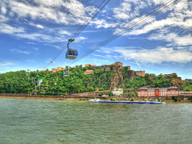 Winterliches Koblenz an Rhein & Mosel