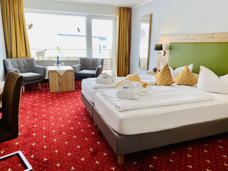 Doppelzimmer zur Einzelnutzung