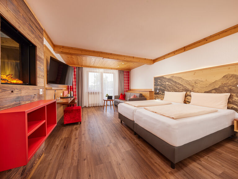 Doppelzimmer mit Balkon