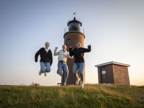 Herbstferien auf der Hallig Langeness in der Nordsee 