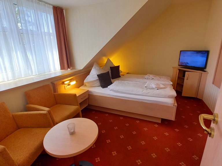 Doppelzimmer zur Einzelnutzung