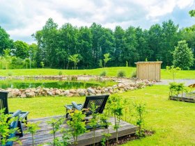 Romantisches Landleben mit Dinner im Niederrhein