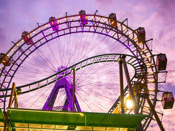 Riesenradromantik in Wien mit Blick über Prater & City | 2 Nächte