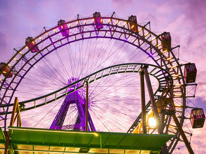 Riesenradromantik in Wien mit Blick über Prater & City | 2 Nächte