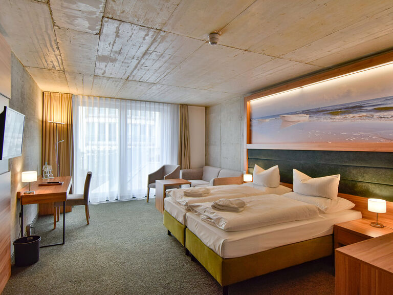 Doppelzimmer seitl. Meerblick