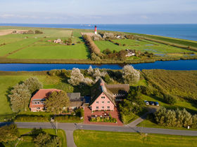 Silvester auf ruhiger Nordseeinsel Pellworm 