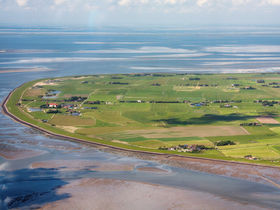 Silvester auf ruhiger Nordseeinsel Pellworm 