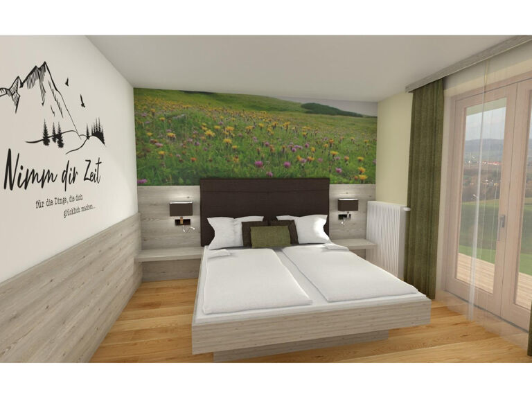Doppelzimmer Gartenblick
