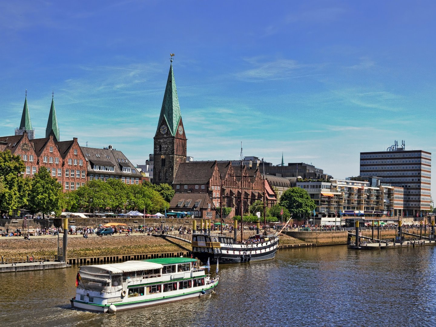  Einfach ans Wasser... 3 Tage direkt an Weser & Elberadweg bei Bremen