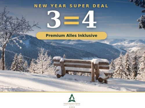 NEW YEAR SUPER DEAL 3=4 // Premium Alles Inklusive  