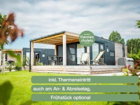 Kurzurlaub mit Frühstück in den Sonnenthermen Chalets**** I OHNE Therme | 3 Nächte