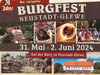 Burgfest in Neustadt-Glewe - Kurzurlaub in Parchim 