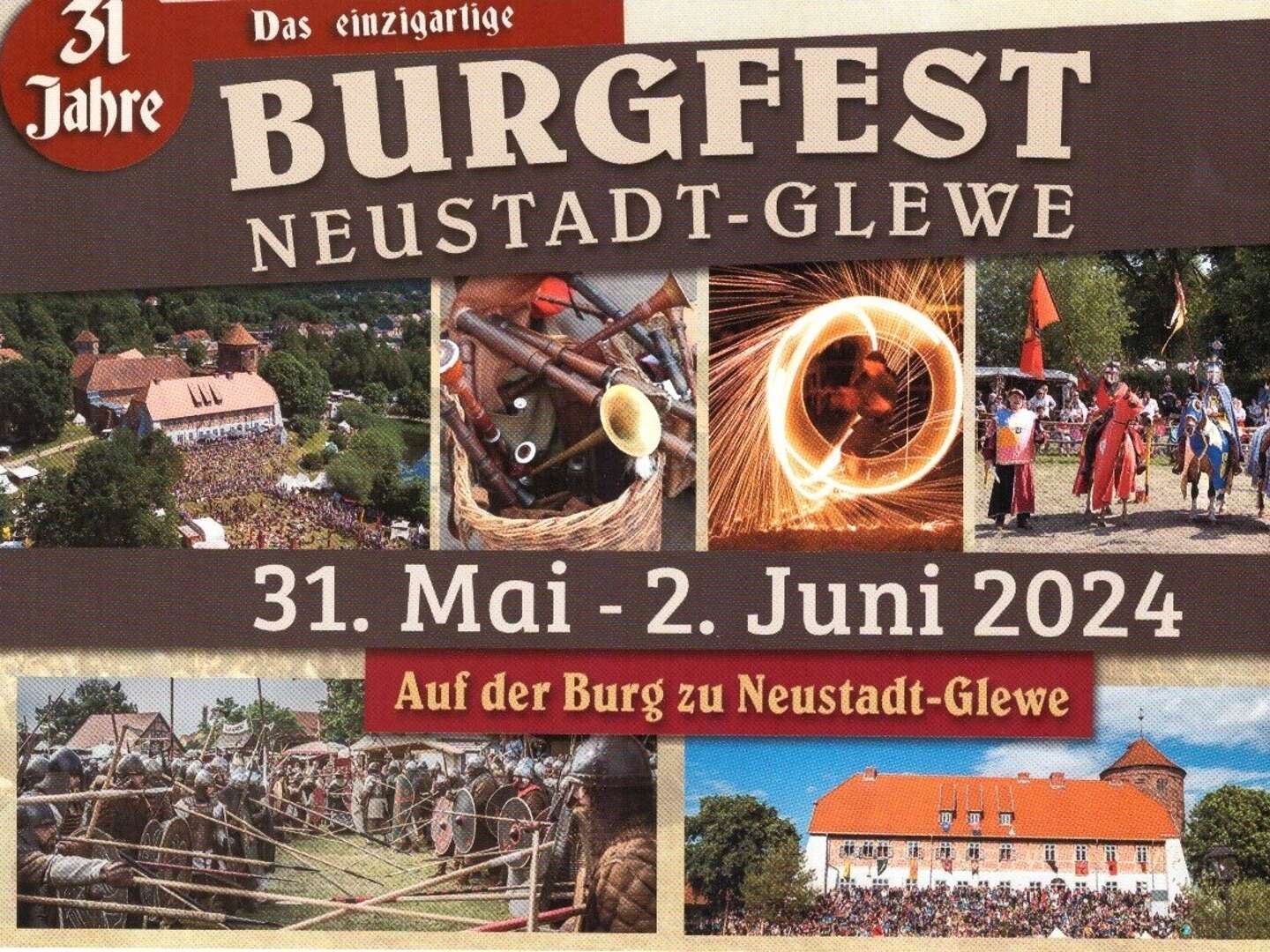 Burgfest in Neustadt-Glewe - Kurzurlaub in Parchim 