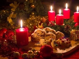 Weihnachten in  Franzenbad in Tschechien