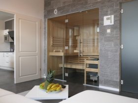 4 Tage Müritz im Appartement mit Meerblick & eigener Sauna im Wohnzimmer