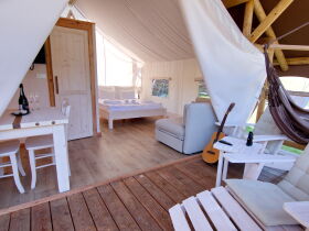 Glamping Zelt - Luxus Camping in Slowenien inkl. 1 Kind gratis | 2 Nächte 