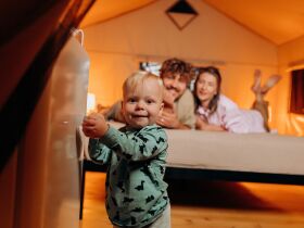 Glamping Zelt - Luxus Camping in Slowenien inkl. 1 Kind gratis | 2 Nächte 