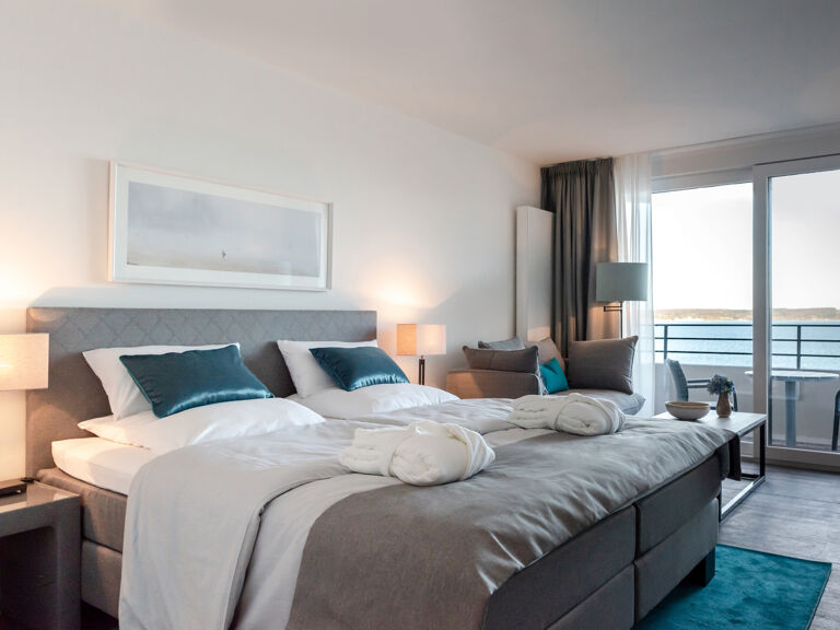 Doppelzimmer Wasserseite