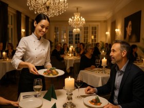 Romantisches Mondschein-Arrangement im Schloss Krugsdorf