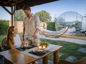 Romantisches Mondschein-Arrangement im Schloss Krugsdorf