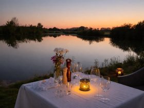 Romantisches Mondschein-Arrangement im Schloss Krugsdorf