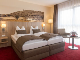 „Kurze Verschnaufpause am Weserradweg “