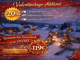 Romantischer Valentinstag an der Ostsee