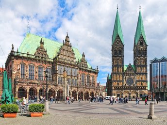  Hygge Citytrip Bremen - 5 Tage an der Weser inkl. Bremen-Card/- Kinder reisen gratis!-