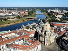  Dresden auf dem Fahrrad erleben! 4 Tage Direkt an der Brühlschen Terrasse an der Elbe